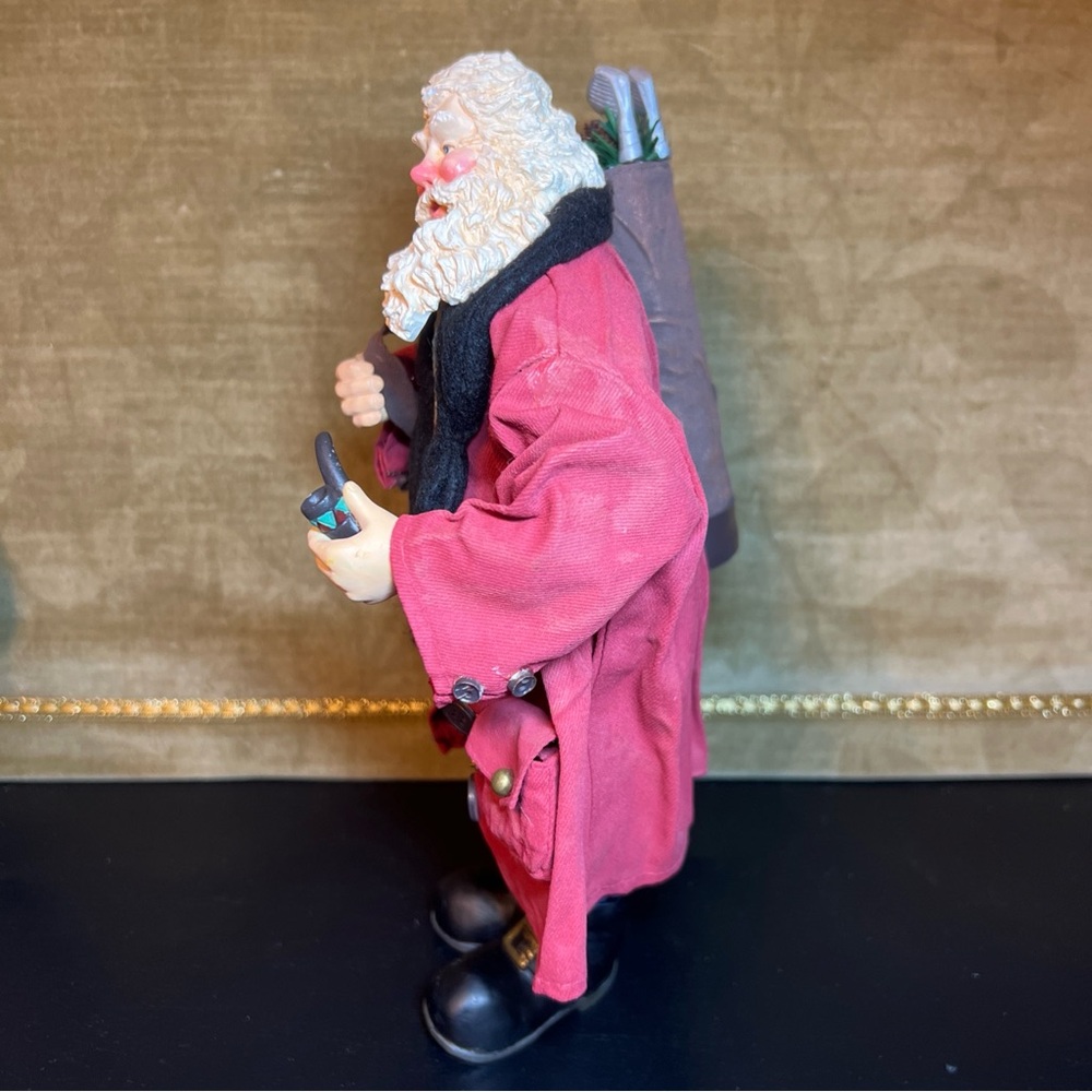 Possible Dreams Christmas Santa Claus Golf Bag Clothique Figurine - Picture 3 of 8
